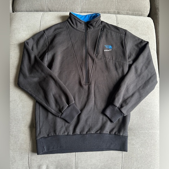 Vintage 1990s Men's The North Face Fleece Quarter Zip Jacket - Picture 1 of 10